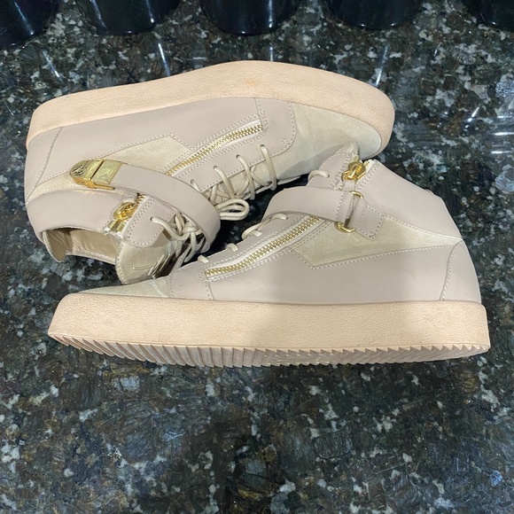 Giuseppe Zanotti Coby Leather Trainer (Size: 47, Color: Dusty Pink) - Picture 7 of 10